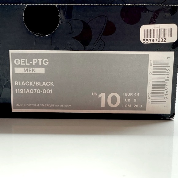 Asics Disney x Gel PTG ‘Mickey’s 90th’, New w/ Box, Size 10 - Picture 2 of 14